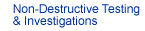 Non-Destructive Testing & Investigations